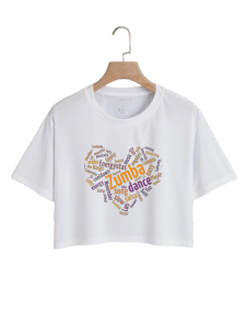 kaos zumba highslit oversize baju zumbacrop top oversize katun combad 24s