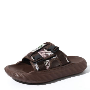 IELGY New Velcro Sandals Mens Summer Outdoor Wear EVA Platform Slippers Mens Outdoor Sports Beach Slippers