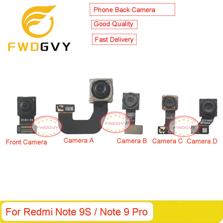 FWDGVY New For Xiaomi Redmi Note 9s / Note 9 Pro Front Back Camera Main ...