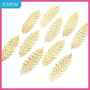 JCSYFAC  10 cái/bộ kết nối lá cổ điển làm đồ trang sức thủ công tự làm bằng kim loại