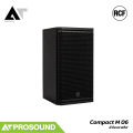 RCF COMPACT M 06 ลำโพงติดตั้งพาสซีฟ 2 ทาง 6 นิ้ว ตู้ไม้อัด 400W Peak 8 Ohm ความดัง 116dB AT Prosound. 