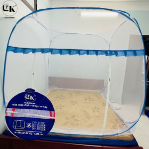 màn chụp tự bung đỉnh vuông 2 cửa thương hiệu gia khánh mùng chụp cao cấp mẫu mới 2023