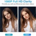 Rapoo C260 HD Web Camera 1080P With Microphone Webcam For Laptop CMOS 2 Megapixels Rotate Freely USB Interface. 