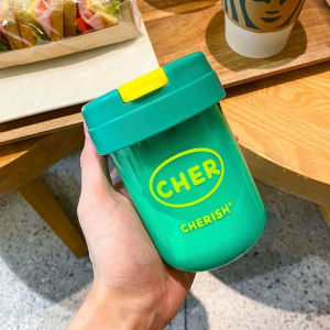 330ML Creative Portable Water Cup Plastic Tumbler with Straw Mini Portable Drinking Cup fashion for Kids