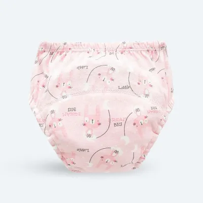 8 Layers Toddler Potty Training Pants 100% Cotton Highly Absorbent Reusable Washable Training Diaper