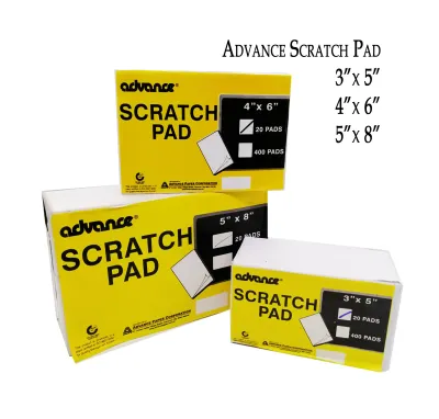 10 Pads Advance Scratch Pad Paper