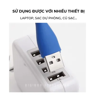 [FREESHIP] Đèn Led USB Mini Siêu Sáng Đọc Sách Giá Rẻ Nhỏ Gọn Cho Laptop Sạc Dự Phòng Máy Tính