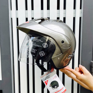 Mũ Bảo Hiểm 3/4 Đầu A306 ANDES Trơn /Bảo Hành 12 Tháng/Lồng Nón 3S Tháo Giặt