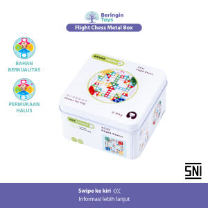 Beringin Toys Flight Chess Metal Box / Mainan Board Game / Mainan Edukasi Anak / Mainan Anak