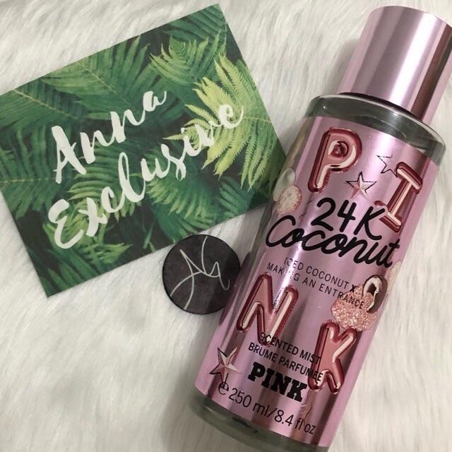 Fragrance Pink 24k Coconut Mist Authentic Victoria's Secret Pink