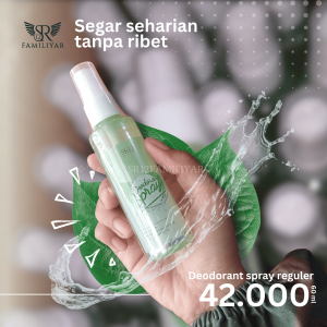 Y SR12 DEODORANT SPRAY DEODORAN HERBAL PENGHILANG BAU BADAN/KETIAK SR 12 - Reguler & Extra Lime NEW- GERAI UMMU HIJAZ GUH