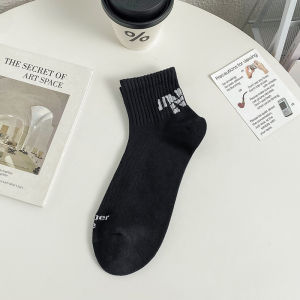 CEEKEY ถุงเท้าสำหรับผู้ชายฤดูใบไม้ผลิและฤดูร้อนตาข่ายระบายอากาศถุงเท้าตัวอักษรตัวเลขสำหรับผู้ชาย ถุงเท้าผ้าฝ้ายสำหรับผู้ชาย ถุงเท้าผู้ชายสี่ฤดู