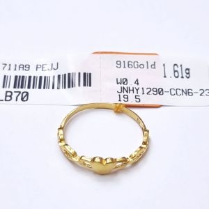 JIN JING CINCIN LOVE SAUH SIZE 19-20 EMAS 916 1g↑