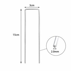 100Pcs U Pin Artificial Grass U Pin For Turf Fixed Installation