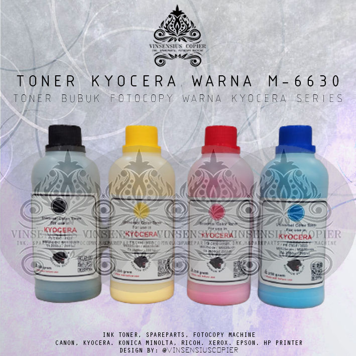 TONER KYOCERA WARNA M 6630 6535 TA 2550 2551 CIDN Thermal Laser