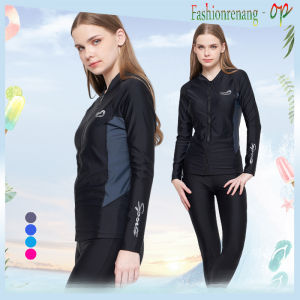 31605 Baju renang wanita/Baju renang dewasa/Baju renang pria/Dua Piece Fashion dewasa Baju Renang Lengan Panjang Pakaian Selam