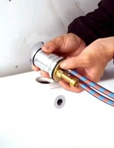 Hot Cold Pipe Hose Bathroom Salon basin pipe hose Hot & Cold open close 80cm Basin Faucet