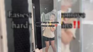 Clean It Cleaning Stone Eco-Friendly Cleaning Stone Clean It Stone Cleaning Pebble Stone Shower Floor Clean-It Cleaning Stone And Applicator Sponge Multi Purpose Cleanser (1Pcs)