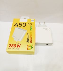 280W Charger HP For OPP A59 5G All For Android Fast Charger Adaptor+Kabel TYPE C MICRO Fast Charging