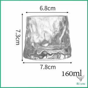 แก้วไวน์สร้างสรรค์ ถ้วยกาแฟ ถ้วยแก้ว แก้วไวน์บาร์ ถ้วยรูป จะไม่ตก สปอตสินค้า สุราแก้ว แก้วไวน์ 160มล. Creative wine glass Eliana