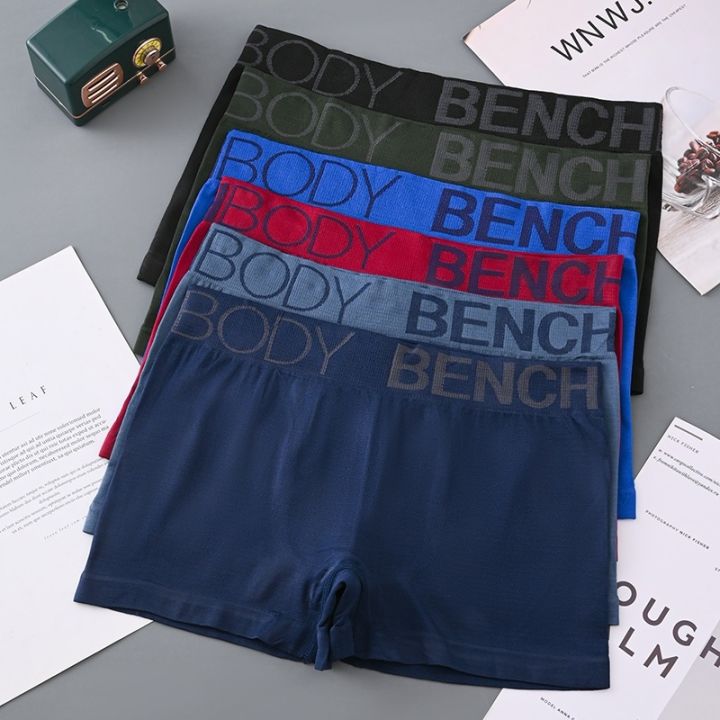 6pcs BENCH Men's Underwear High Elastic Boxer Briefs Breathable