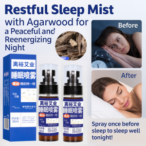 Wu Mu Chen Xiang Sleep Mist with Fragrant Agarwood Relaxing Air for Deep Sleep 乌木沉香睡眠喷雾