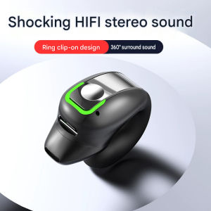 GD28 TWS Headphones Bluetooth Ear Clip Headset With Mic Noise Reduction Lightweight Business Sports Game Earbuds