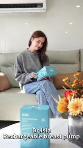 Dr.Isla Electric Breast Pump Handfree Portable Breast Pump Massager Painless Electric Pump Wireless Pam Susu
