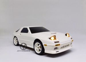 LDRC LD RC LD1802 1:18 Drift RWD RX7 FC3S Full propoGYRO Lampu bisa buka tutup