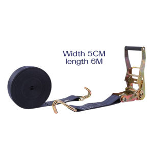5T/Heavy Duty Strong polyester Buckle Ratchet Tie Down Strap Cargo Belt Thickened Pickup Truck Straps Self-Locking Rope Lashing Tension Strap