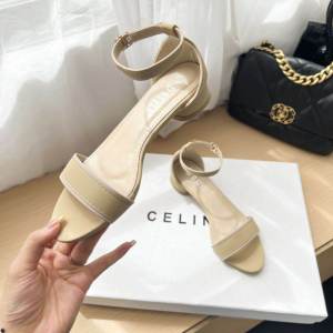 D STYLE SHOES heels sandals for women 807-9 with white line infront strap