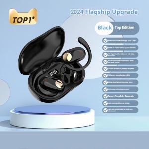2024 Bluetooth Earphones Wireless Headphones Sports Earbuds TWS OWS HD Call HiFi 5D Stereo Smart Noise Reduction Headset