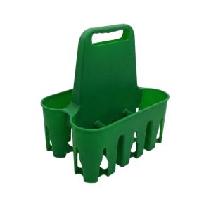 FOUNDTWO 6 Pack Capacity Portable Beer Holder Cup Organizer Plastic Drink Holder Practical Beverage Display Beer Bottle Carrier Bar Party