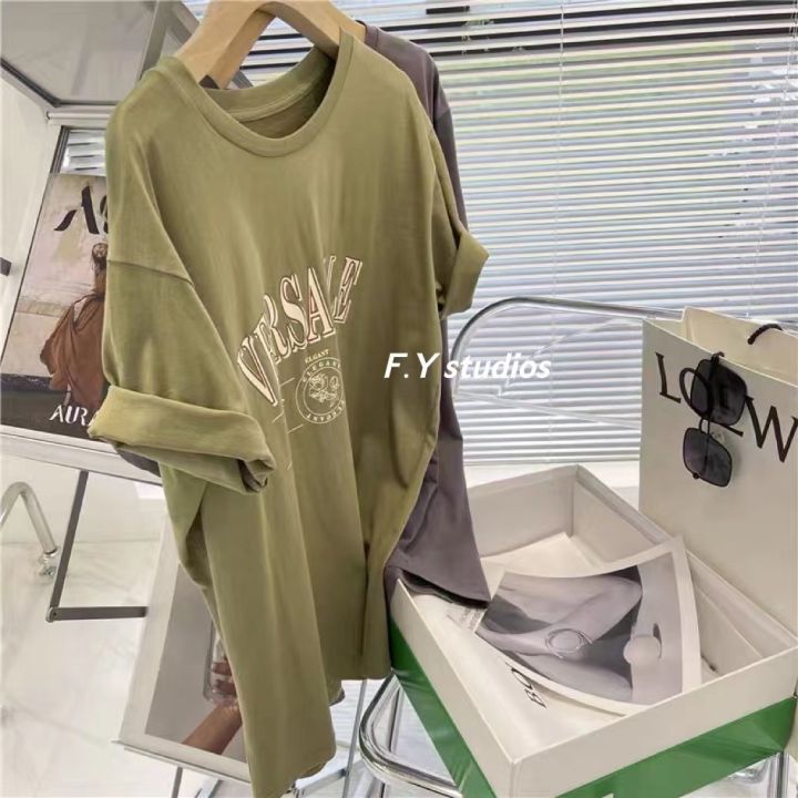𝙁.𝙔 𝙨𝙩𝙪𝙙𝙞𝙤𝙨 🔥(พร้อมส่ง‼️)🔥เสื้อยืดคอกลมแขนสั้น NO.193 ทรงหลวมสไตล์ ...