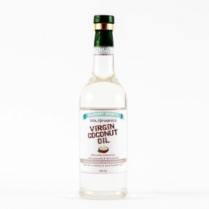 Bibliorganics Virgin Coconut Oil 750ml – 100% Pure Cold-Pressed • No Preservatives • Keto & Vegan Friendly • For Cooking Hair & Skin • Glass Bottle