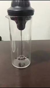 AE HandheldMixer Household Electric Milk Frother Egg Beater with Glass Measuring Cup