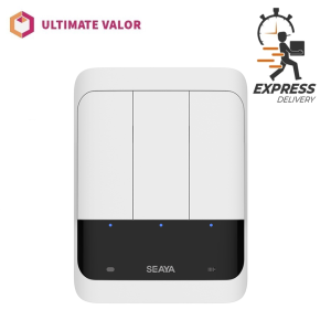 SG SELLER Easily Mounted and Detachable Wireless Remote Switch for Home Lightings and Fan Switches 1 Gang 2 Gang 3 Gang