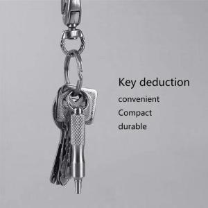 Phổ lốp Lõi van cờ lê thép không gỉ lốp xì hơi tuốc nơ vít lốp van trục vít điều khiển Keychain
