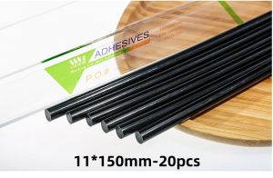20Pcs Black Hot Melt Glue Stick Rods Practical Adhesive For DIY Craft Album Repair Glue Gun Tools
