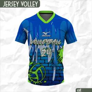 KAOS JERSEY VOLI FREE COSTUME GRATIS NAMA NO LOGO TEAM DAN NAMA TEAM (NEW)