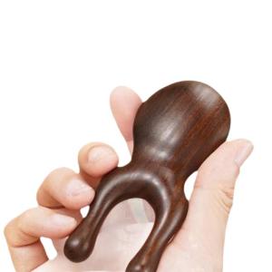 Cây Massage Mắt Gỗ Tự Nhiên Đầu Bi Đồng Ấn Huyệt Cải Thiện Quầng Thâm Nếp Nhăn Bọng Mắt