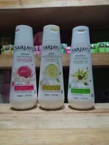 Sariayu Natural Skin Moisturizer Cleansing Milk 150ml/Membersihkan dan menjaga kelembapan kulit/pembersih makeup/pembersih majah berminyak berlebih/Nirmala69