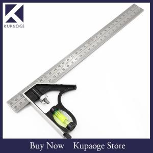 [Kupaoge] 12 Combination Square Stainless Steel Spirit Level Aluminium Measuring Tools