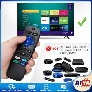 ★Same Day Shipping★ Suitable For Philips/Roku TV Universal Remote Control Set-Top Box Replacing Netflix Sling Hulu VUDU Button ROKU-TC-RC-10# 2#