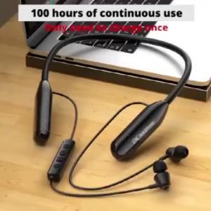Wireless Bluetooth Headphones Neckband HiFi Sport Earphone IPX5 Waterproof and Sweatproof in-ear Bass Earbuds 9D