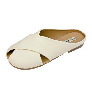 IELGY baotou semi-slippers womens outerwear soft bottom woven flat fish mouth French sandals