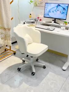 【Lowest Price】Computer Chair Adjustable Office Chair 360Latex Chair Dressing Desk With Wheels