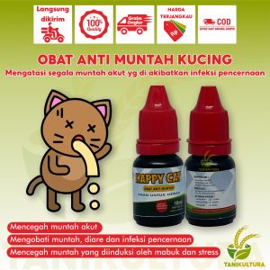 OBAT ANTI MUNTAH KUCING OBAT TETES ANTI INFEKSI PENCERNAAN MABUK & STRESS KUCING KITTEN 10ML
