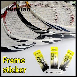 runtian Badminton Racket Protection Sticker With Full Frame Anti-Collision Strip Racket Head Protection Wire