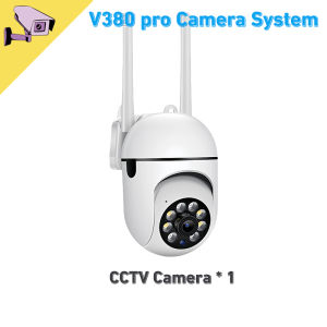 V380 PRO CCTV Camera HD Lens TwoWay Audio 360 Degree Night Vision Camera Connect To Cellphone Waterproof Wireless Camera
